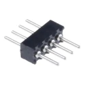 Preci-Dip 850 Series Straight Through Hole Pin Header, 4 Contacts, 1.27 mm Pitch, 1 Row, Unshrouded 850-80-004-10-001101