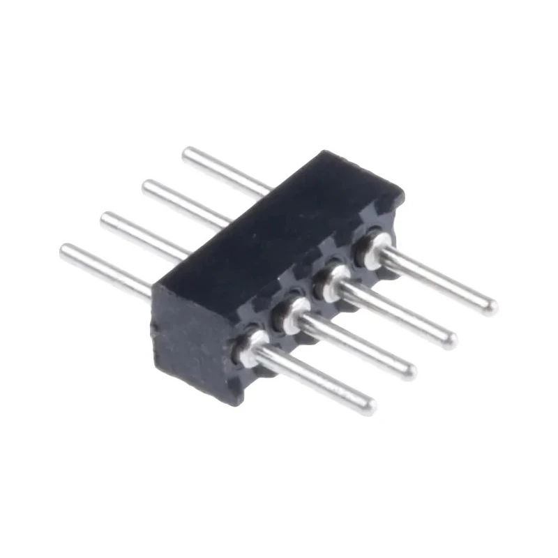 Preci-Dip 850 Series Straight Through Hole Pin Header, 4 Contacts, 1.27 mm Pitch, 1 Row, Unshrouded 850-80-004-10-001101