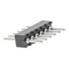 Preci-Dip 850 Series Straight Through Hole Pin Header 6 Contact 1.27 mm Pitch 1 Row Unshrouded 850-80-006-10-001101