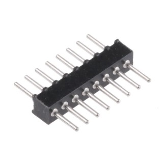 Preci-Dip 850 Series Straight Through Hole Pin Header 8 Contacts 1.27 mm Pitch 1 Row Unshrouded 850-80-008-10-001101