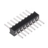 Preci-Dip 850 Series Straight Through Hole Pin Header 8 Contacts 1.27 mm Pitch 1 Row Unshrouded 850-80-008-10-001101
