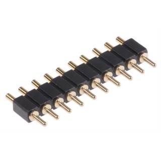 Preci-Dip 811 Series Straight Through Hole Spring Loaded Connector, 10 Contacts, 2.54 mm Pitch, 1 Row 811-S1-010-10-016101