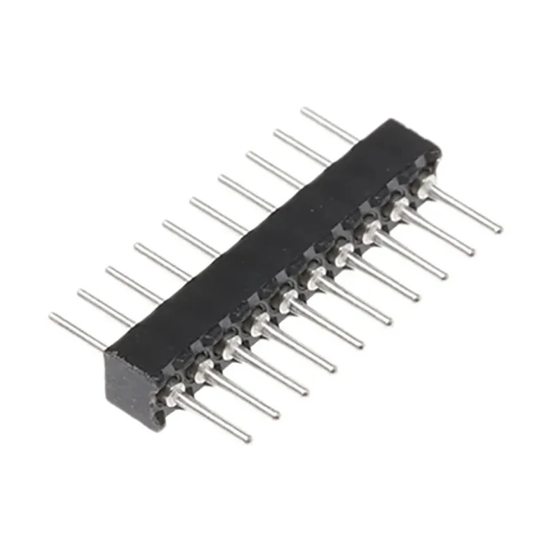 Preci-Dip 850 Series Straight Through Hole Pin Header, 10 Contacts, 1.27 mm Pitch, 1 Row, Unshrouded 850-80-010-10-001101