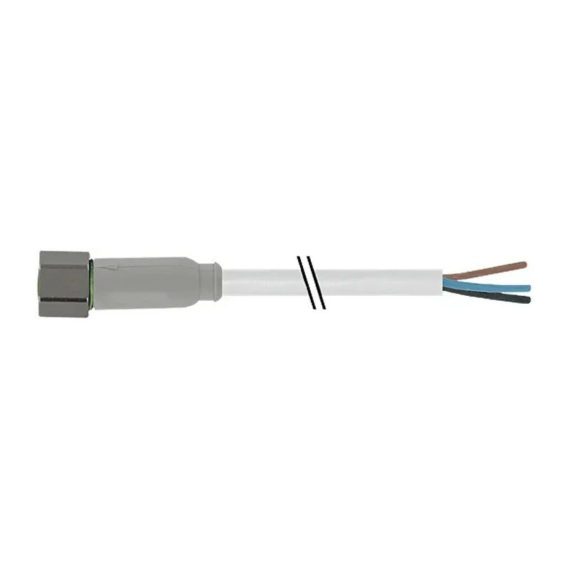 RS PRO Female 3 Way Straight to Unterminated Sensor Actuator Cable 5 m 60V AC 154-7706