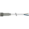 RS PRO Female 4 Way Straight to Unterminated Sensor Actuator Cable 5m Stainless Steel Jacket Grey 30V 154-7707