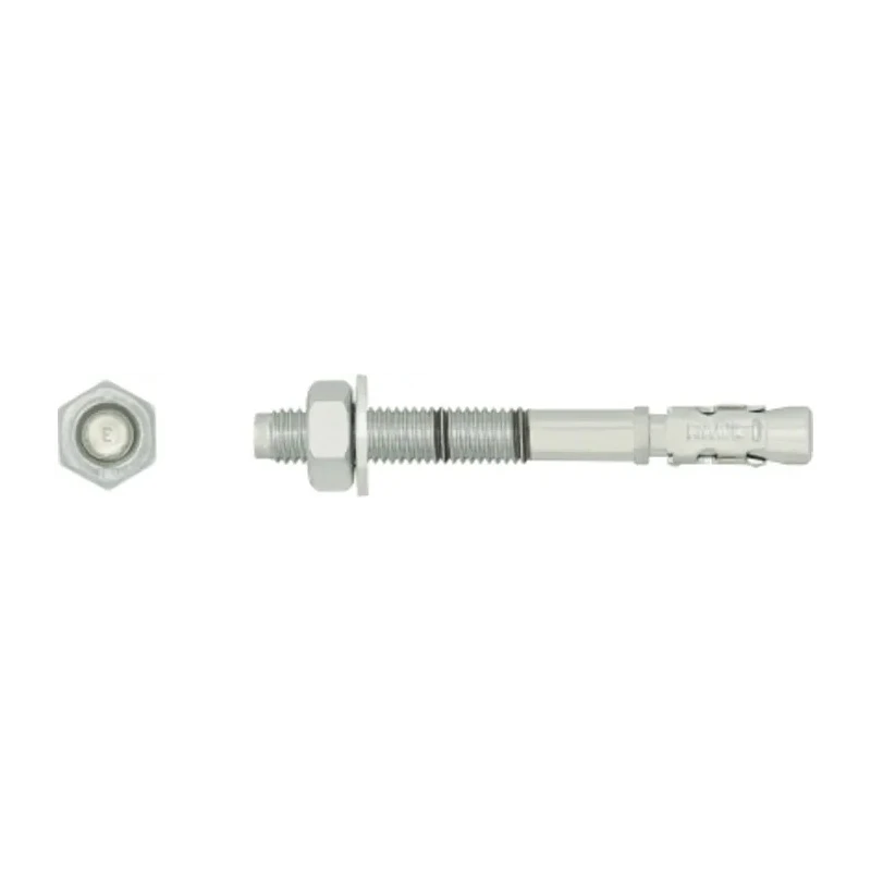 RawlPlug Carbon Steel Zinc Plated Through Bolt Anchor 12 mm x 125 mm R-XPT-12125-SF/10