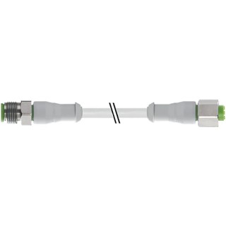 RS PRO Male 4 Way Straight to Female 4 Way Straight Sensor Actuator Cable 5m 250V IP65-IP68 154-7761