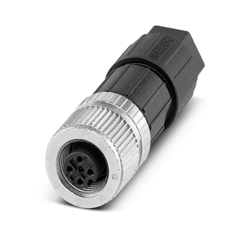 Phoenix Contact Circular Connector M12, 4 Contacts, Female Plug, Cable Mount, 250V, 4A, Polymer Housing, IP65/IP67 1424655