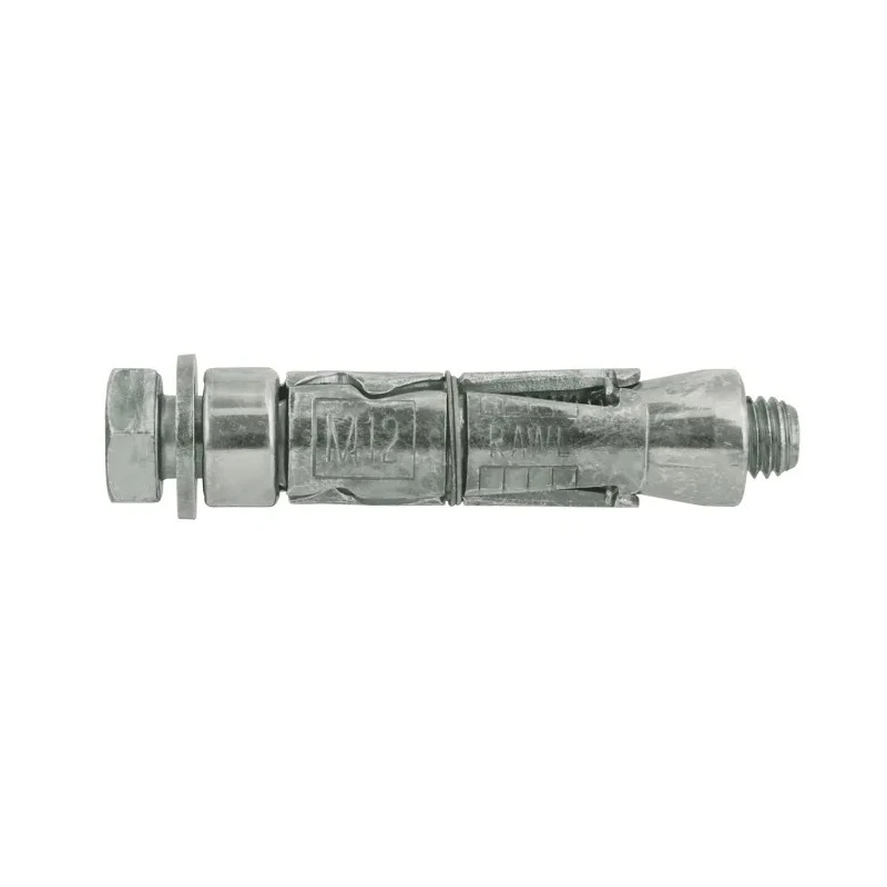 RawlPlug Carbon Steel Shield Anchor M6 x 75 mm Zinc Plated Mechanical Expanding Loose Bolt RBL2-M06/25W
