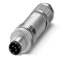 Phoenix Contact Circular Connector, 5 Contacts, Cable Mount, M12 Size, Male Plug, IP65/IP67 Rated, Push-in 1424662