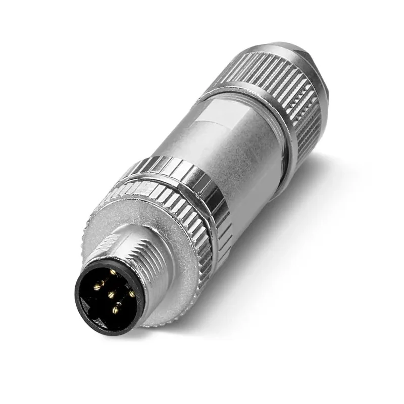 Phoenix Contact Circular Connector, 5 Contacts, Cable Mount, M12 Size, Male Plug, IP65/IP67 Rated, Push-in 1424662