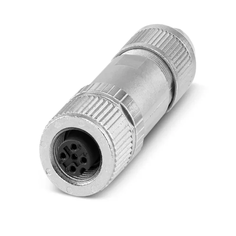 Phoenix Contact Circular Connector Cable Mount, 4 Contacts, M12 Socket Female, IP65/IP67, SACC Series 1424668