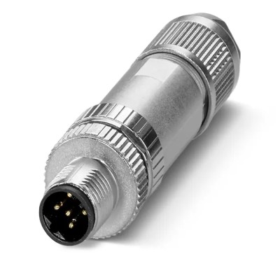 Phoenix Contact Circular Connector, 5 Contacts, Cable Mount, M12 Connector Size, Plug, Male, IP65 IP67, Polyamide 6 1424674