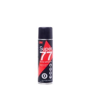 3M Super 77 Spray Adhesive Translucent, 500 ml, Max Operating Temperature 50°C 7000116782