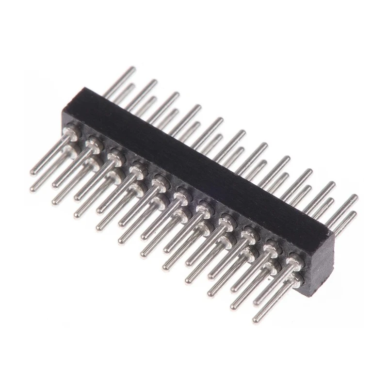 Preci-Dip 852 Series Straight Through Hole Pin Header, 22 Contacts, 1.27 mm Pitch, 2 Row, Unshrouded 852-80-022-10-001101
