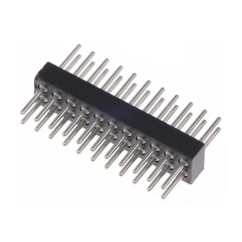 Preci-Dip 852 Series Straight Through Hole Pin Header, 22 Contacts, 1.27 mm Pitch, 2 Row, Unshrouded 852-80-022-10-001101