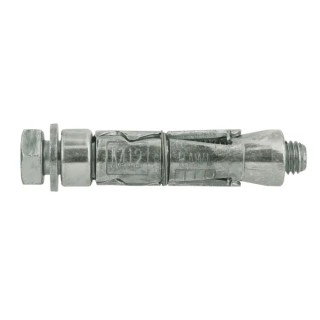 RawlPlug Carbon Steel Mechanical Expanding Shield Anchor M10 x 90 mm Zinc Plated RBP2-M10/15W