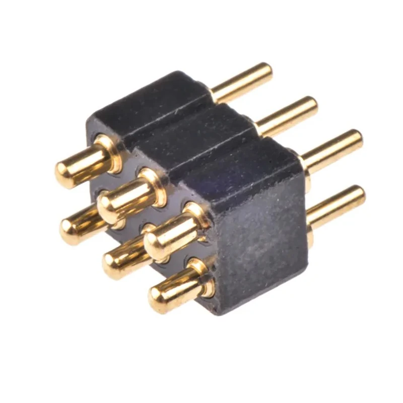 Preci-Dip 813 Series Straight Through Hole Spring Loaded Connector 6 Contacts 2.54 mm Pitch 2 Row 813-S1-006-10-015101
