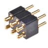 Preci-Dip 813 Series Straight Through Hole Spring Loaded Connector 6 Contacts 2.54 mm Pitch 2 Row 813-S1-006-10-015101
