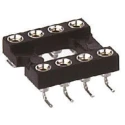 Preci-Dip 110 2.54 mm Pitch Vertical 10 Way Surface Turned Pin Open Frame DIL Socket 1A 110-87-310-41-105101