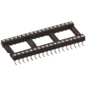 Preci-Dip 2.54 mm Pitch Vertical 28 Way Surface Turned Pin Open Frame DIL Socket 1A 110-87-328-41-105101