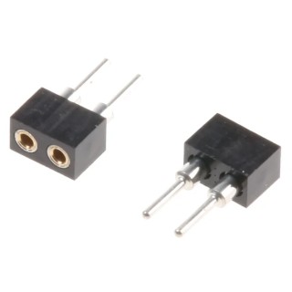 Preci-Dip 2 Way Straight Through Hole SIL Socket 2 mm Pitch, 150V DC, 3A, Solder Termination 831-87-002-10-001101