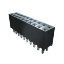 Samtec SQT Series Straight Surface PCB Socket 14-Contact 2 Row 2 mm Pitch Solder SQT-107-01-L-D