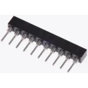 Preci-Dip 10 Way Straight Through Hole 2 mm Pitch SIL Socket 150V dc, Solder, 3A 831-87-010-10-001101