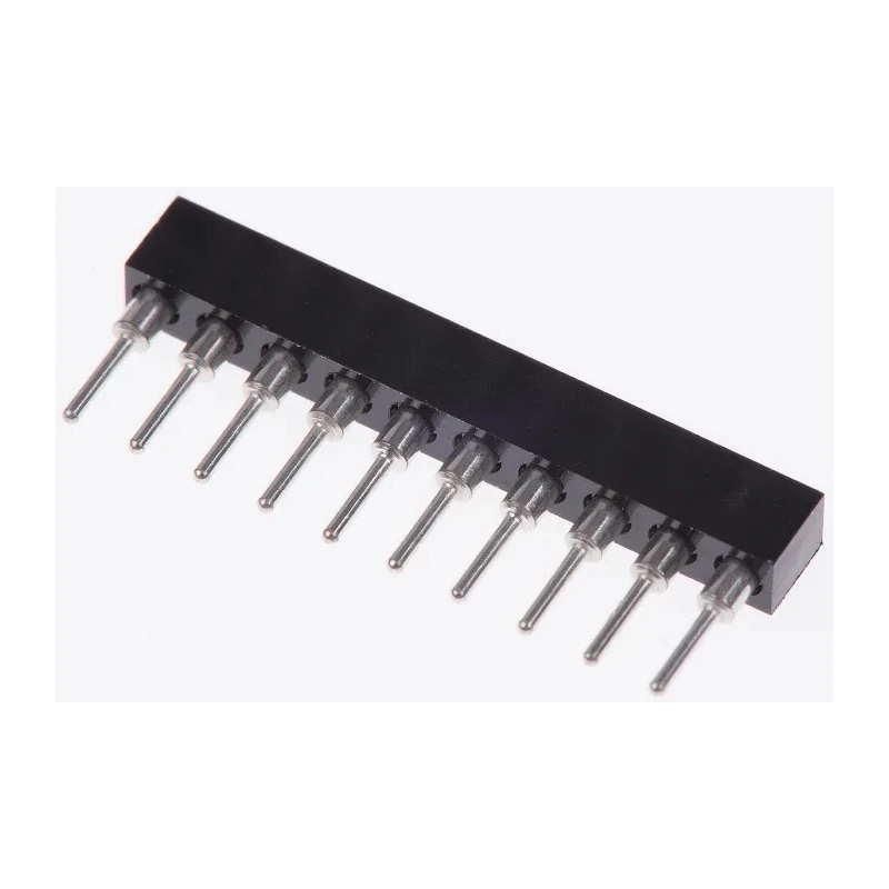 Preci-Dip 10 Way Straight Through Hole 2 mm Pitch SIL Socket 150V dc, Solder, 3A 831-87-010-10-001101