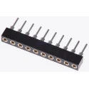 Preci-Dip 10 Way Straight Through Hole 2 mm Pitch SIL Socket 150V dc, Solder, 3A 831-87-010-10-001101