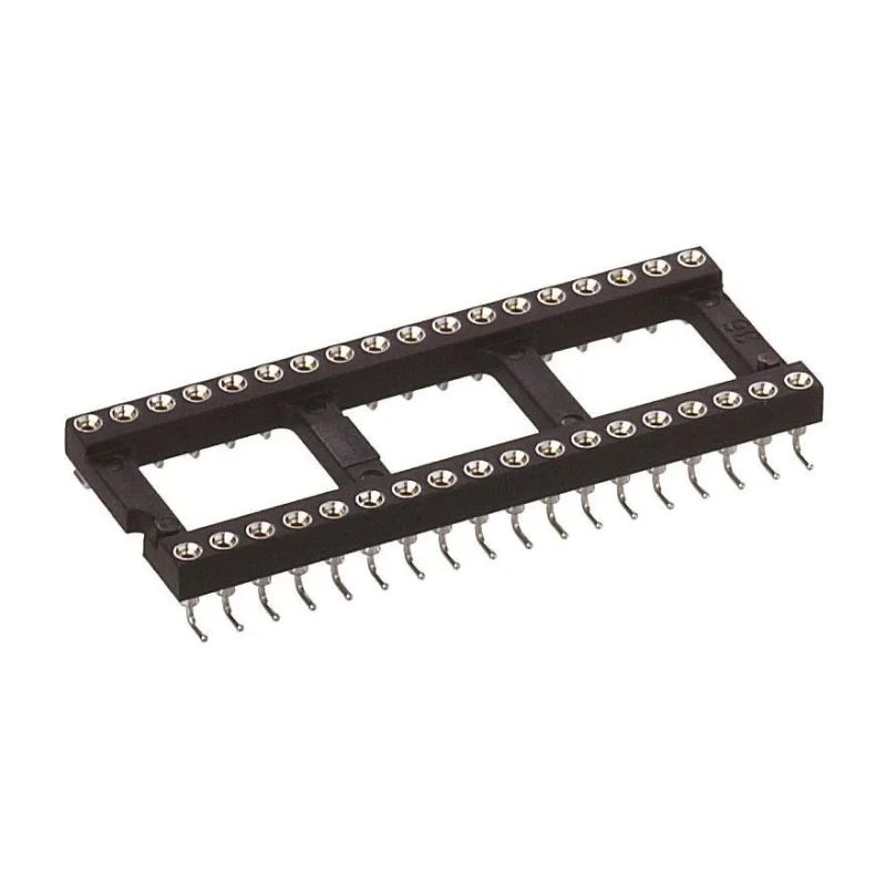 Preci-Dip 2.54 mm Pitch Vertical 24 Way Surface Turned Pin Open Frame DIL Socket 1A 110-87-624-41-105101