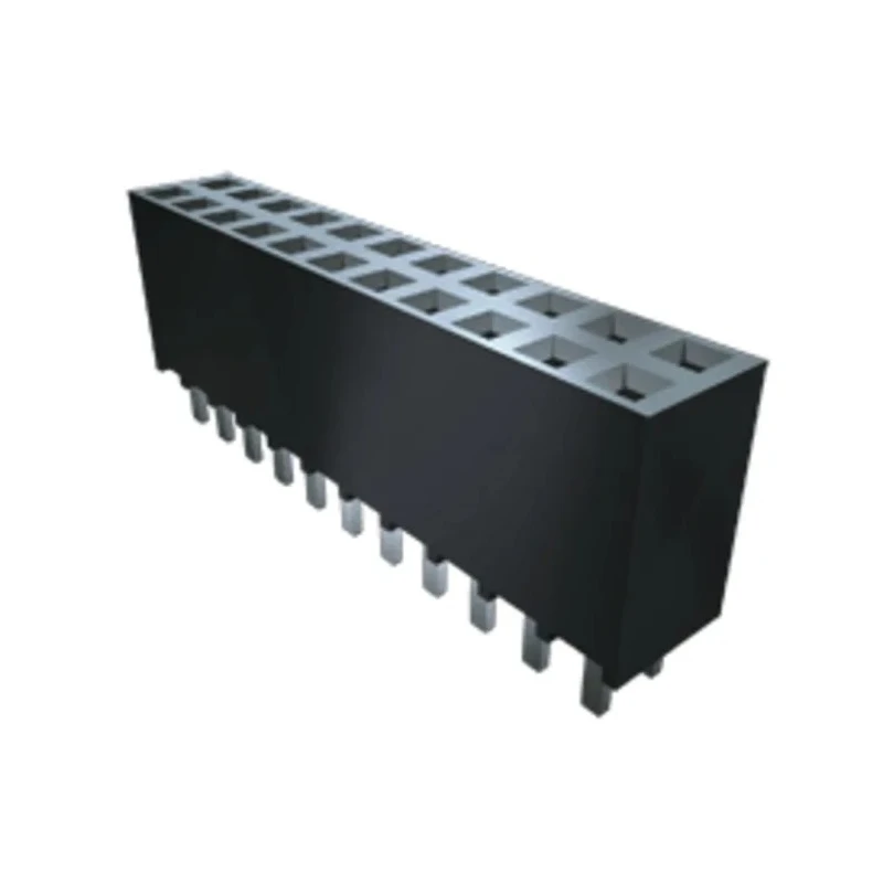 Samtec SSW Series Straight Surface PCB Socket 10-Contact 2 Row 2.54 mm Pitch Solder SSW-105-22-F-D-VS