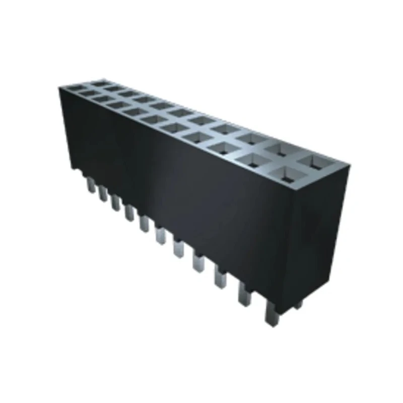 Samtec SSW Series Straight Through Hole PCB Socket 24-Contact 2 Row 2.54 mm Pitch 6.3A 655V SSW-112-01-F-D