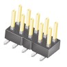 Samtec TSM Series Straight Surface Pin Header 16 Contacts 2.54 mm Pitch 2 Row Unshrouded TSM-108-01-T-DV