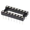 Preci-Dip 2.54 mm Pitch Vertical 16 Way Through Hole Turned Pin Open Frame DIL Socket 1A 110-87-316-41-001101