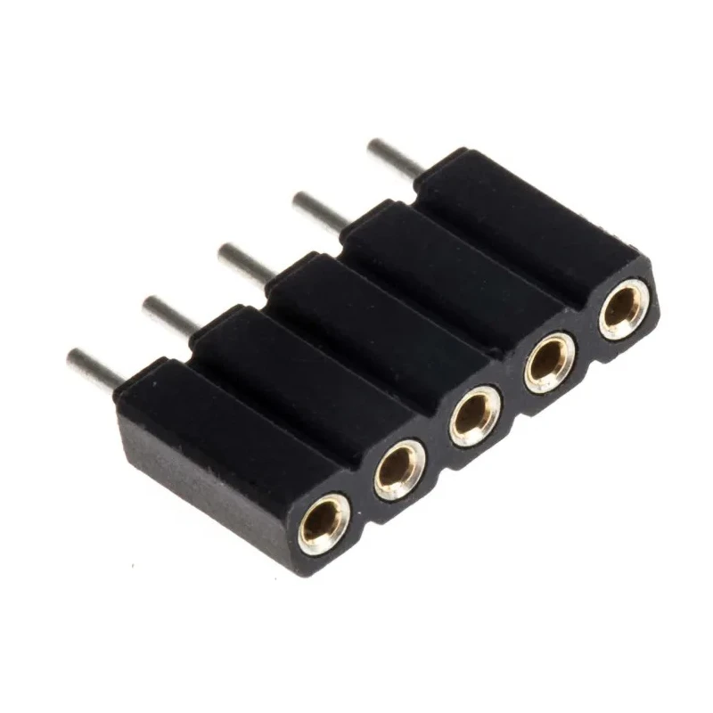 Preci-Dip 5 Way Preci-Dip Straight Through Hole 2.54 mm Pitch SIL Socket 150V dc, 3A 801-87-005-10-001101