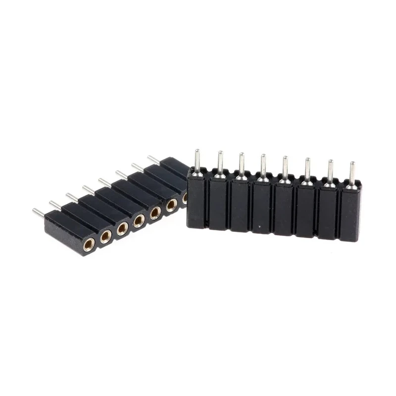 Preci-Dip 8 Way Preci-Dip Straight Through Hole 2.54 mm Pitch SIL Socket 150V dc, Solder, 3A 801-87-008-10-001101