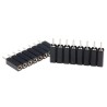 Preci-Dip 8 Way Preci-Dip Straight Through Hole 2.54 mm Pitch SIL Socket 150V dc, Solder, 3A 801-87-008-10-001101