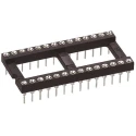 Preci-Dip 110 2.54 mm Pitch Vertical 42 Way Through Hole Turned Pin Open Frame DIL Socket 1A 110-87-642-41-001101