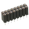 Preci-Dip 803 Series Straight Surface PCB Socket 18-Contact 2 Row 2.54 mm Pitch 150V 12A 803-87-018-10-012101