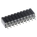 Preci-Dip 803 Series Straight Surface PCB Socket, 20-Contact, 2 Row, 2.54 mm Pitch Solder 803-87-020-10-001101
