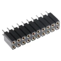 Preci-Dip 803 Series Straight Surface PCB Socket, 20-Contact, 2 Row, 2.54 mm Pitch Solder 803-87-020-10-001101