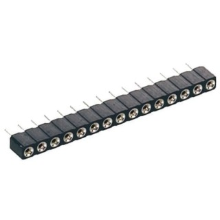 Preci-Dip 9 Way Preci-Dip Straight Through Hole 2.54 mm Pitch SIL Socket 150V dc, 3A, Solder 310-87-109-01-640101