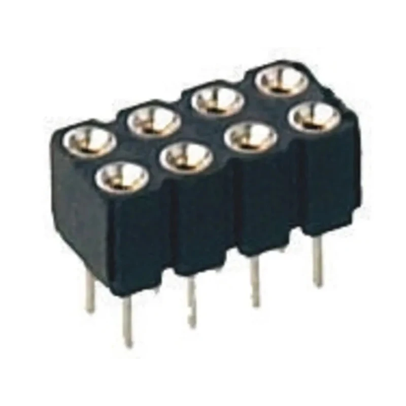 Preci-Dip 410 Series Straight PCB Socket 24-Contact 2 Row 2.54 mm Pitch Solder 410-87-224-01-640101