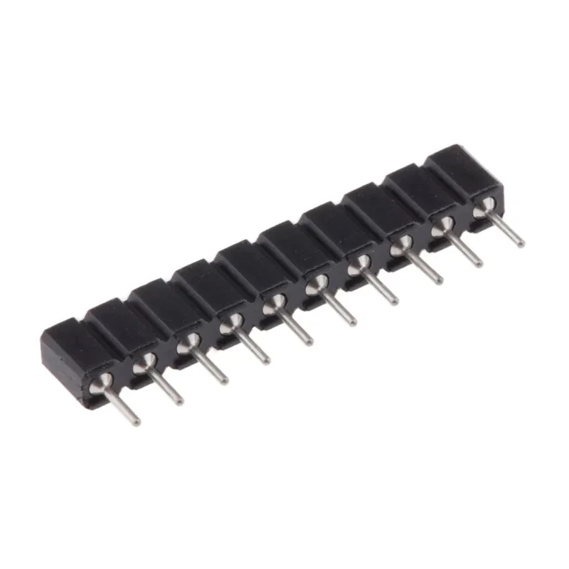 Preci-Dip 10 Way Preci-Dip Straight Through Hole 2.54 mm Pitch SIL Socket 100 V ac, 150V dc, Solder, 3A 310-87-110-01-640101