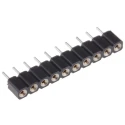 Preci-Dip 10 Way Preci-Dip Straight Through Hole 2.54 mm Pitch SIL Socket 100 V ac, 150V dc, Solder, 3A 310-87-110-01-640101