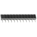 Preci-Dip 12 Way Preci-Dip Straight Through Hole SIL Socket 2.54 mm Pitch 150V DC 3A 310-87-112-01-640101