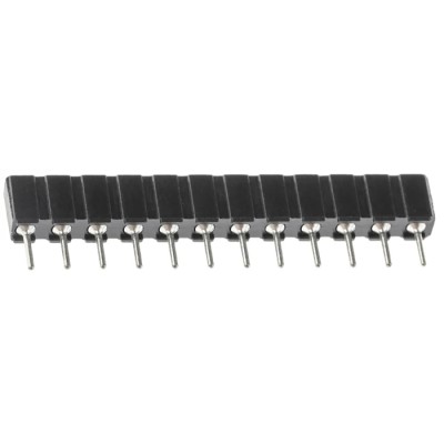 Preci-Dip 12 Way Preci-Dip Straight Through Hole SIL Socket 2.54 mm Pitch 150V DC 3A 310-87-112-01-640101