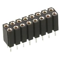 Preci-Dip 803 Series Straight PCB Socket, 18-Contact, 2 Row, 2.54 mm Pitch Solder 803-87-018-10-001101