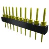 Samtec TS Series Straight Through Hole Pin Header 32 Contacts 2.54 mm Pitch 1 Row Unshrouded TS-132-G-A